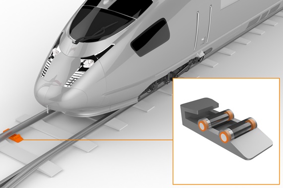 Train brake with iglidur plain bearings